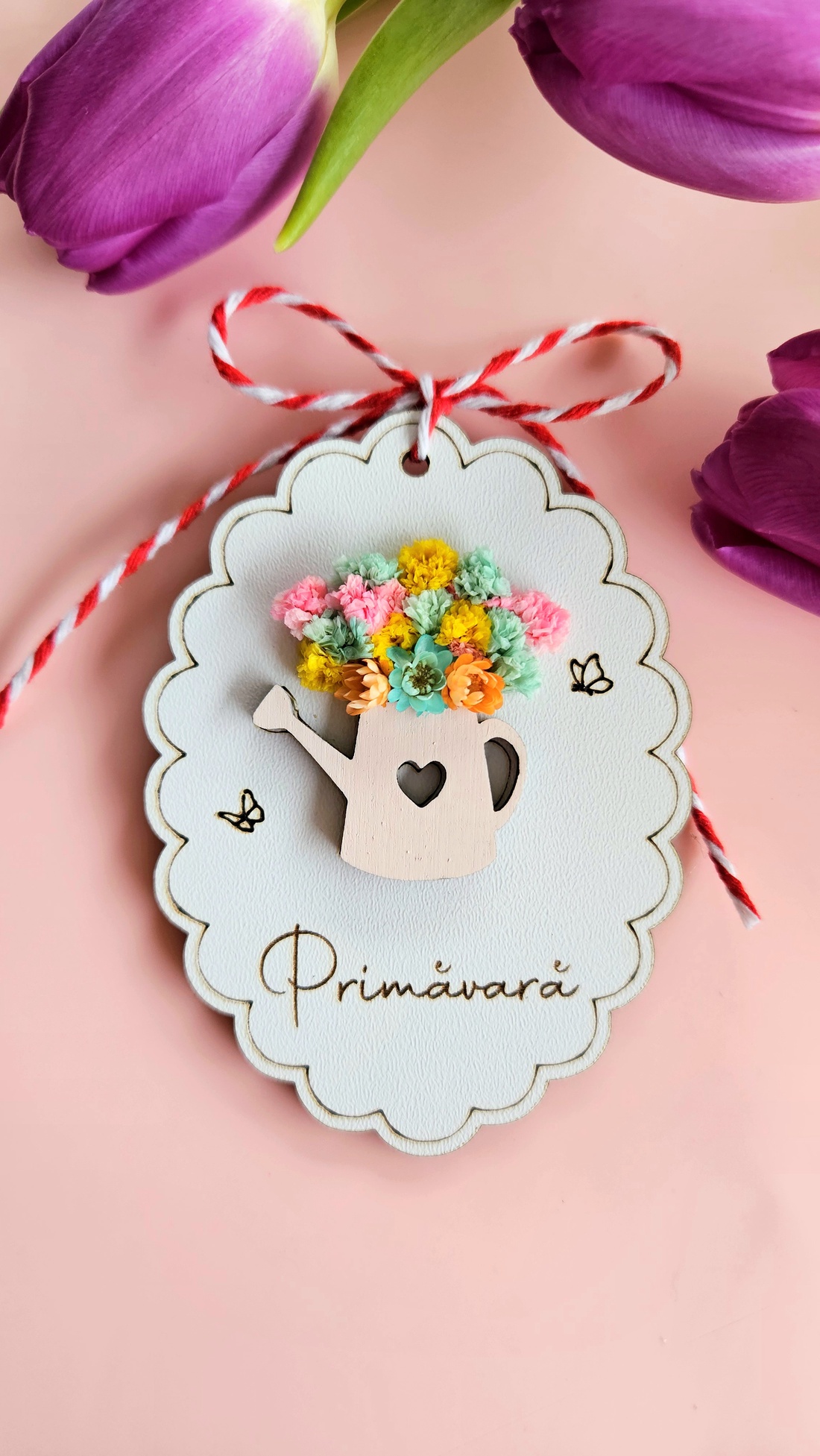 Mărțișor cu detaliu Stropitoare  - bijuterii - mărțișor - Artynos.ro