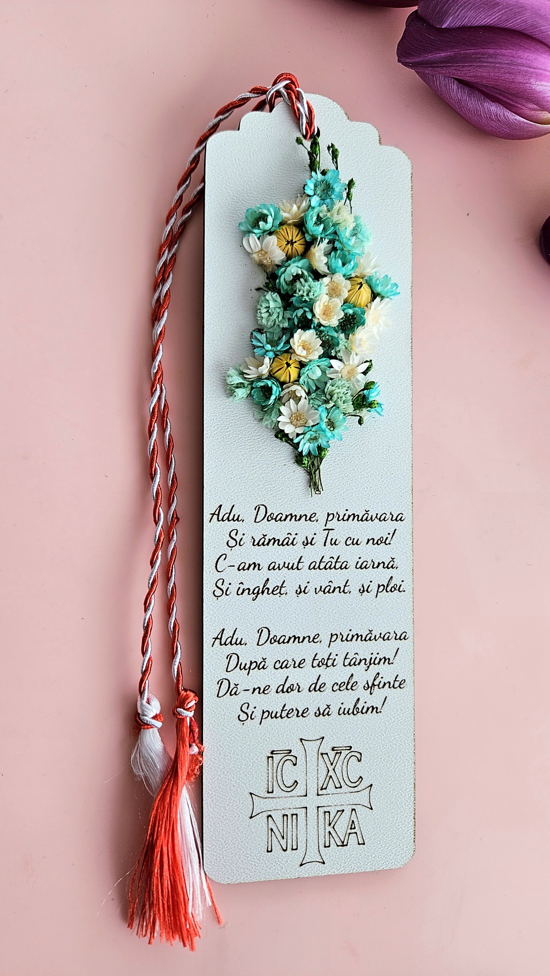 Semn de carte cu poezie - cărți și creații cu tematică muzicală, cadouri - semn de carte - Artynos.ro