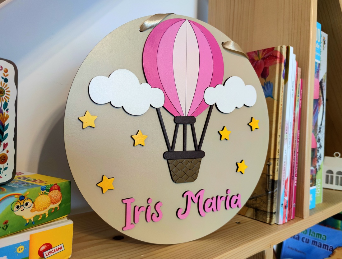 Plachetă decorativă cu nume - decor de sărbători - decorațiuni de paște - alte creații de paște - Artynos.ro