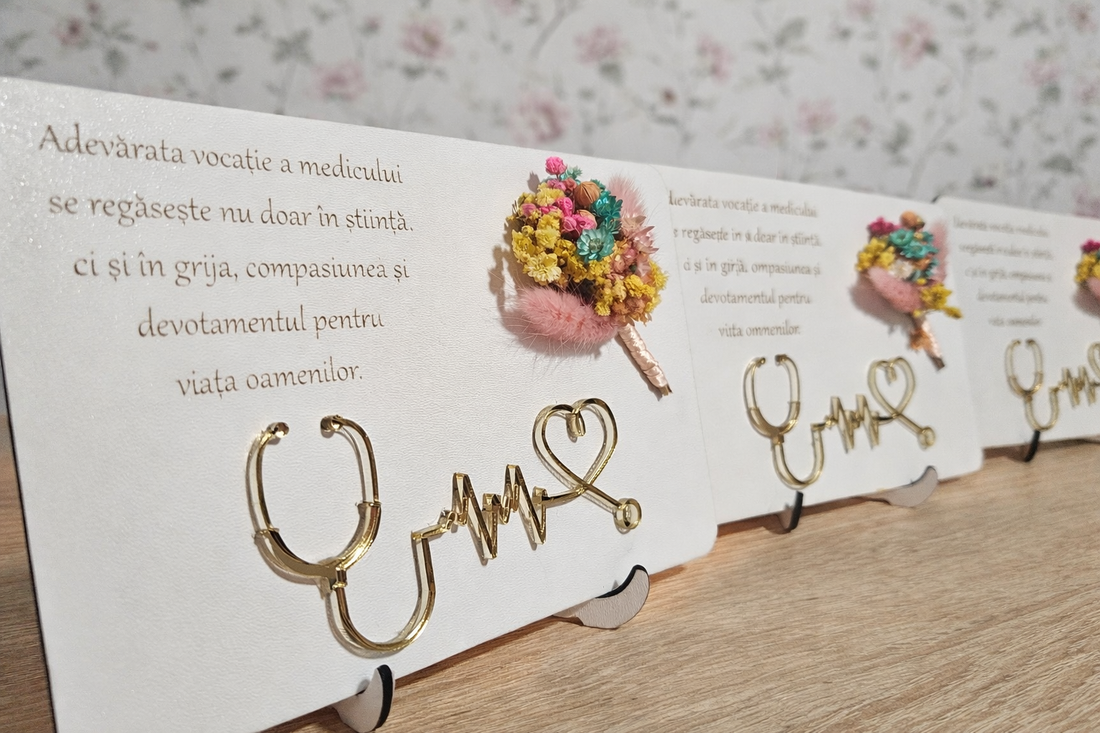 Plachetă decorativă Medic - casă & stil de viață - decorațiuni de casă - decorațiuni de pereți - placă decorativă - Artynos.ro