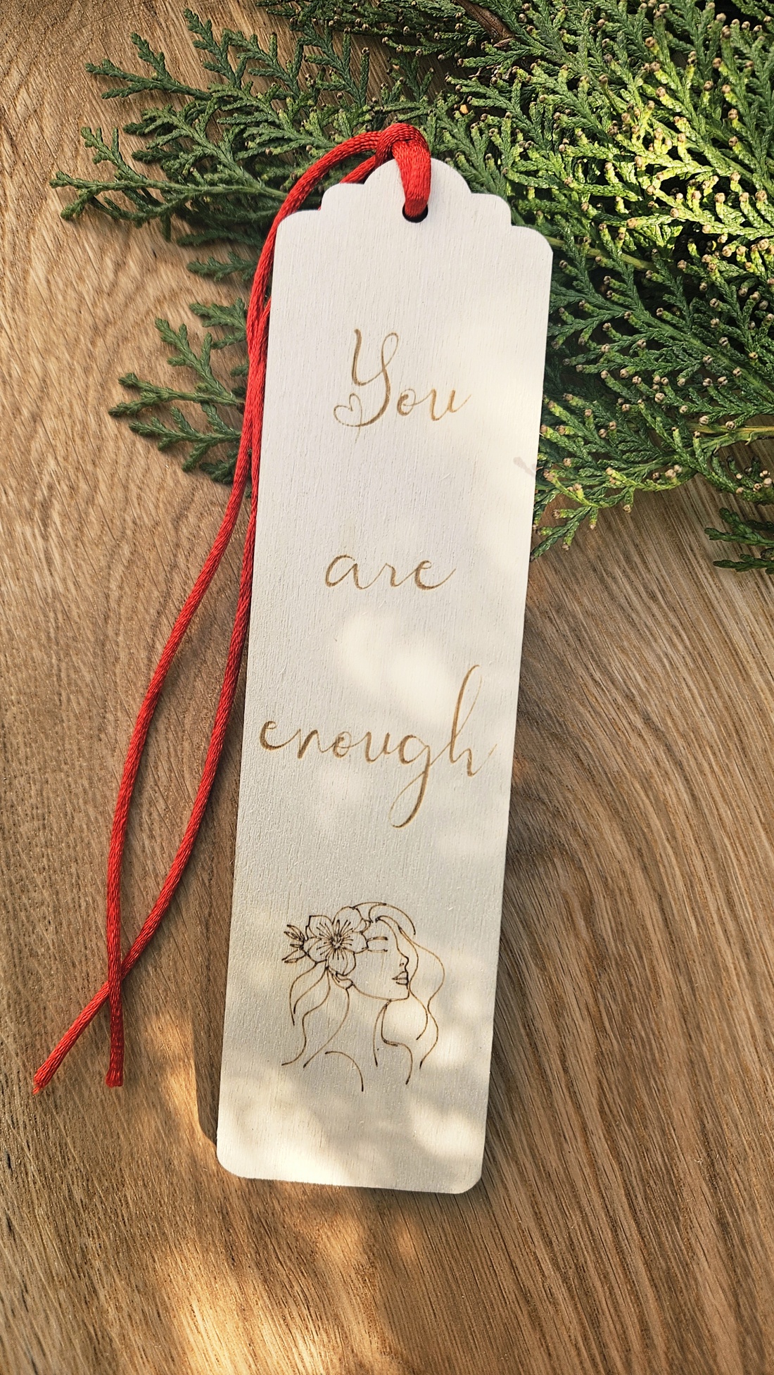 Semn de carte You are enough - cărți și creații cu tematică muzicală, cadouri - semn de carte - Artynos.ro