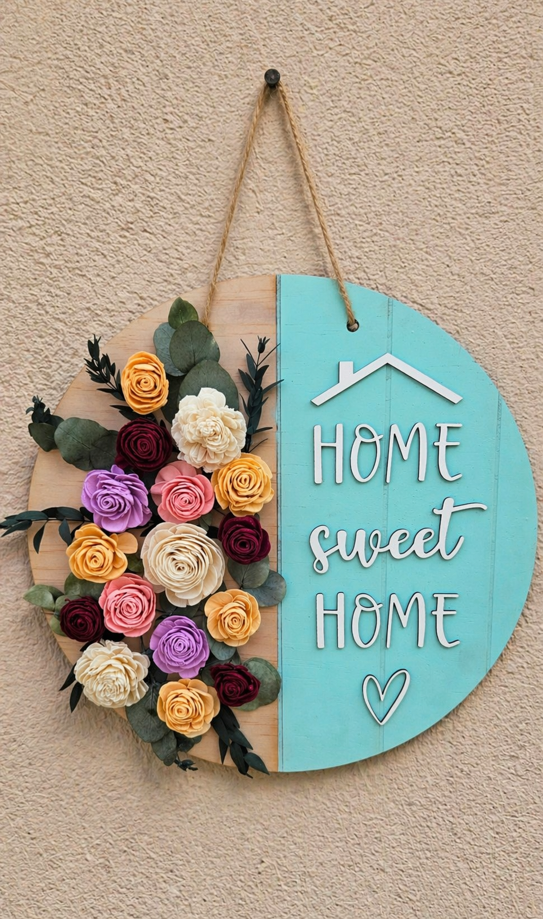 Plachetă decorativă cu flori și mesaj - accesorii nuntă - materiale decor pentru nuntă - decorațiuni nuntă - Artynos.ro