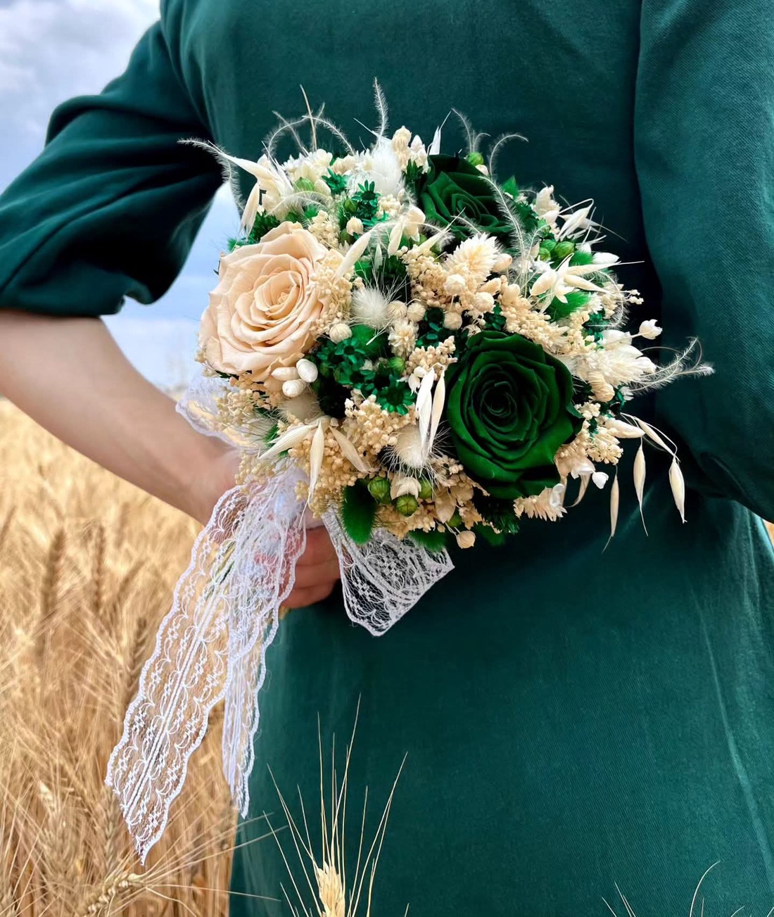 Buchet de mireasă  - accesorii nuntă - buchet mireasă  - Artynos.ro