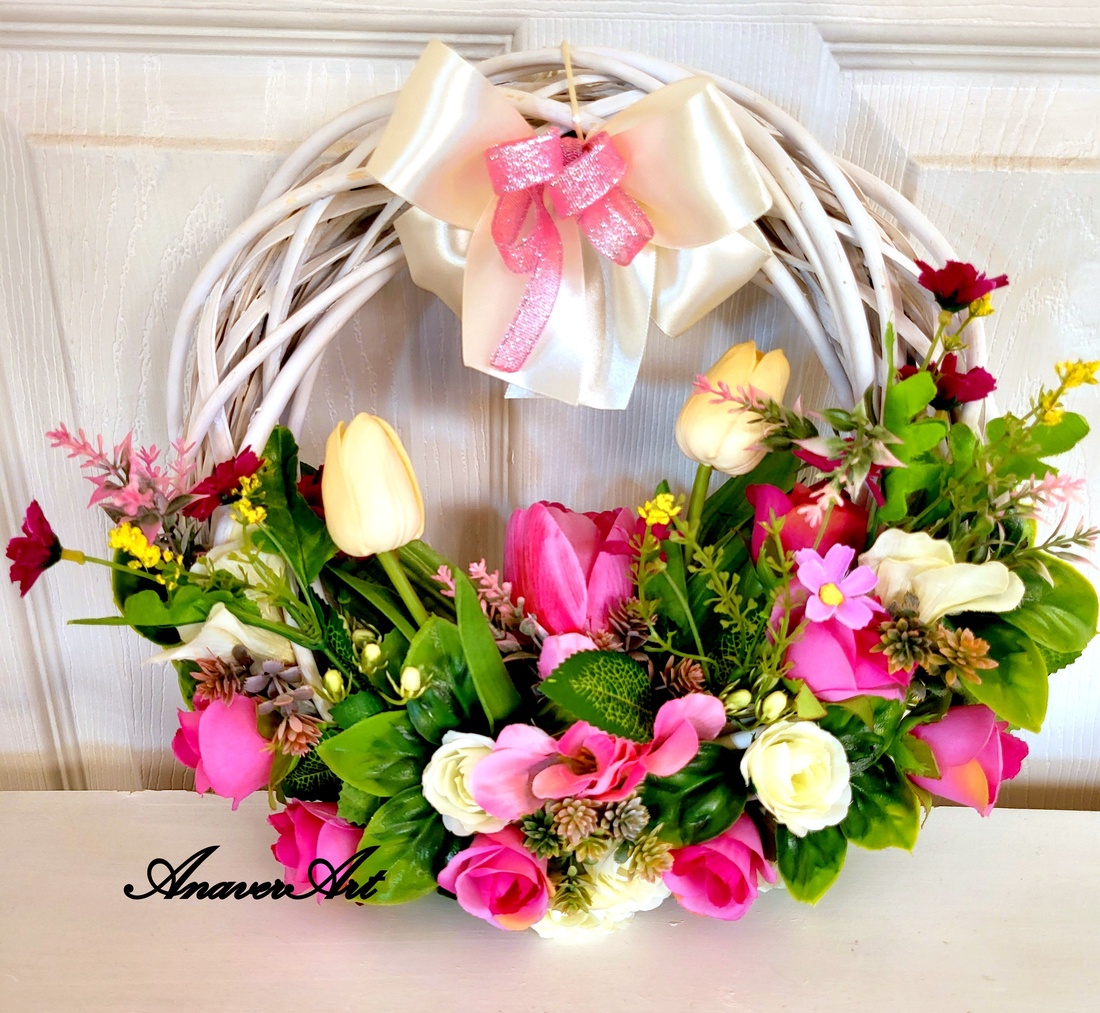 Set aranjament de primavara Coronita primavara Aranjament cu flori primavara - casă & stil de viață - accesorii pentru decorat casa - suport de flori - coronițe decor - Artynos.ro Set aranjament de primavara Coronita primavara Aranjament cu flori primavara - casă & stil de viață - accesorii pentru decorat casa - suport de flori - coronițe decor - Artynos.ro
