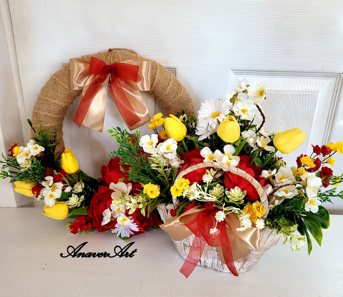 Set aranjament de primavara Coronita primavara Aranjament cu flori primavara - casă & stil de viață - accesorii pentru decorat casa - ornamente - Artynos.ro Set aranjament de primavara Coronita primavara Aranjament cu flori primavara - casă & stil de viață - accesorii pentru decorat casa - ornamente - Artynos.ro