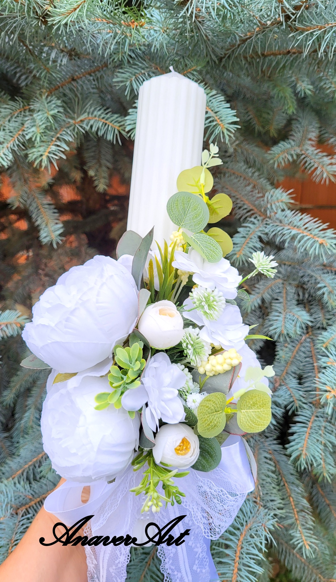 Lumanare de cununie/Lumanare nunta - accesorii nuntă - materiale decor pentru nuntă - lumânări de nuntă și suport lumânări - Artynos.ro