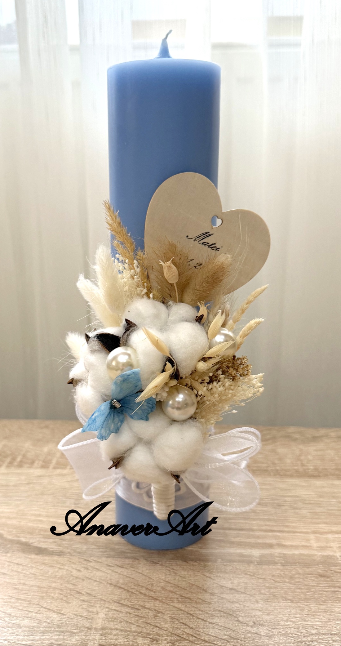 Lumanare botez pentru baietel - jucării și echipamente pentru copii - daruri de botez - Artynos.ro