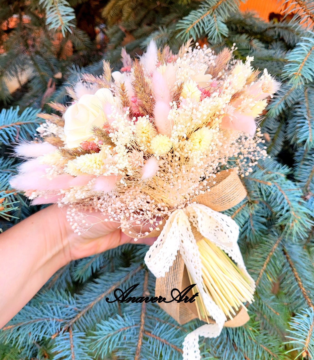 Buchet de Mireasa/Nasa - accesorii nuntă - materiale decor pentru nuntă - lumânări de nuntă și suport lumânări - Artynos.ro