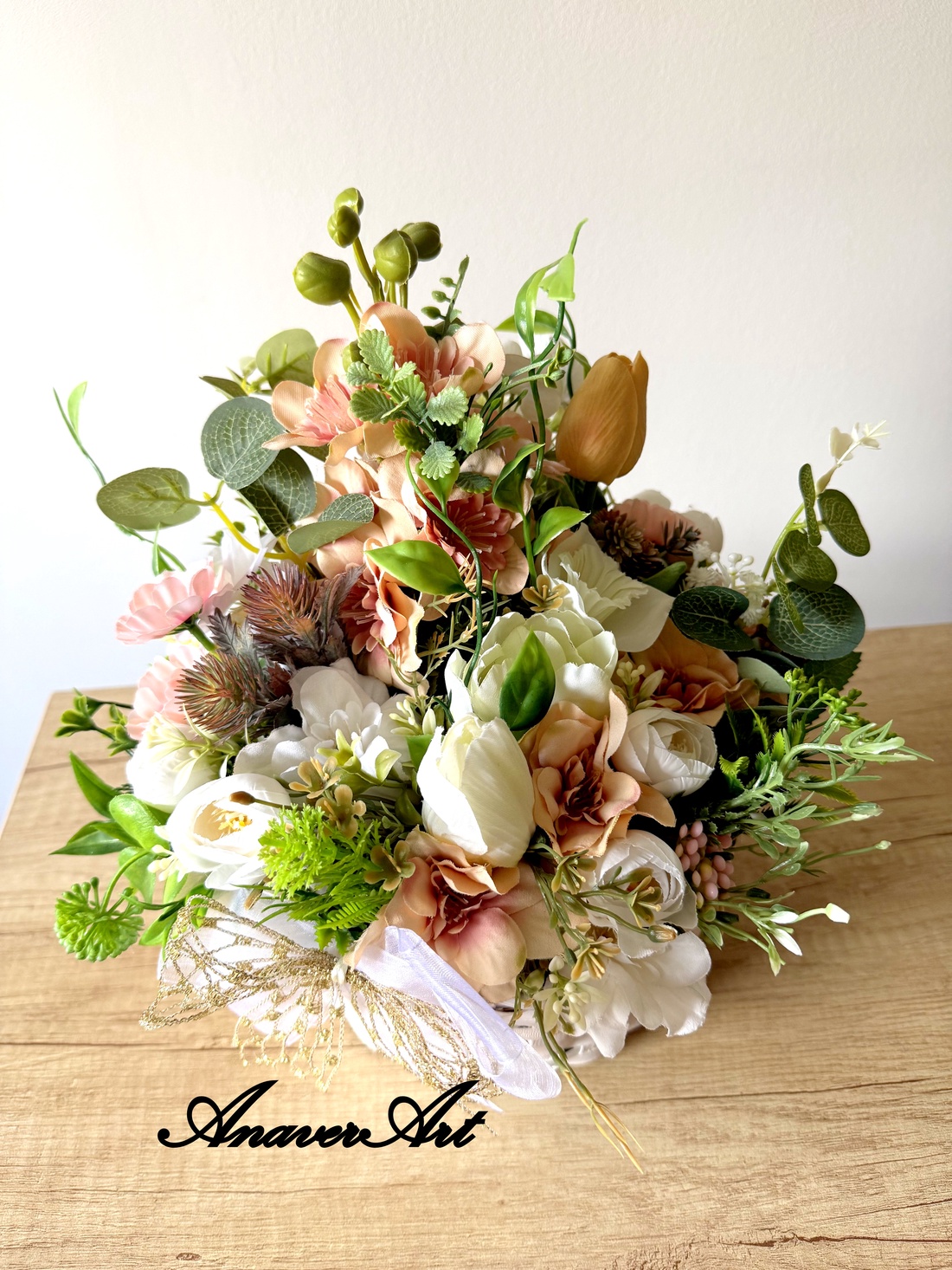 Aranjament de primavara - decor de sărbători - decorațiuni de paște - decor masă de paște - Artynos.ro