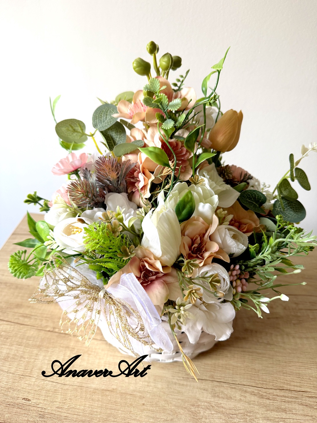 Aranjament de primavara - decor de sărbători - decorațiuni de paște - decor masă de paște - Artynos.ro