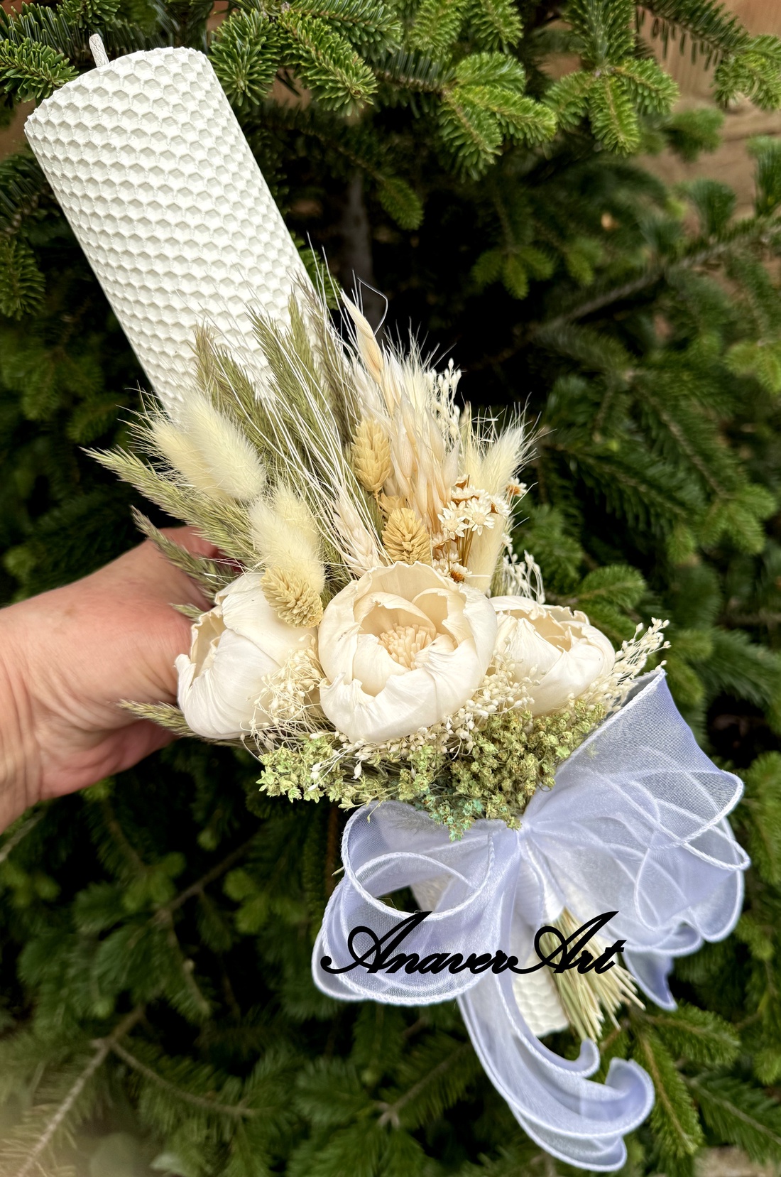 Lumanare de nunta/botez - accesorii nuntă - materiale decor pentru nuntă - lumânări de nuntă și suport lumânări - Artynos.ro