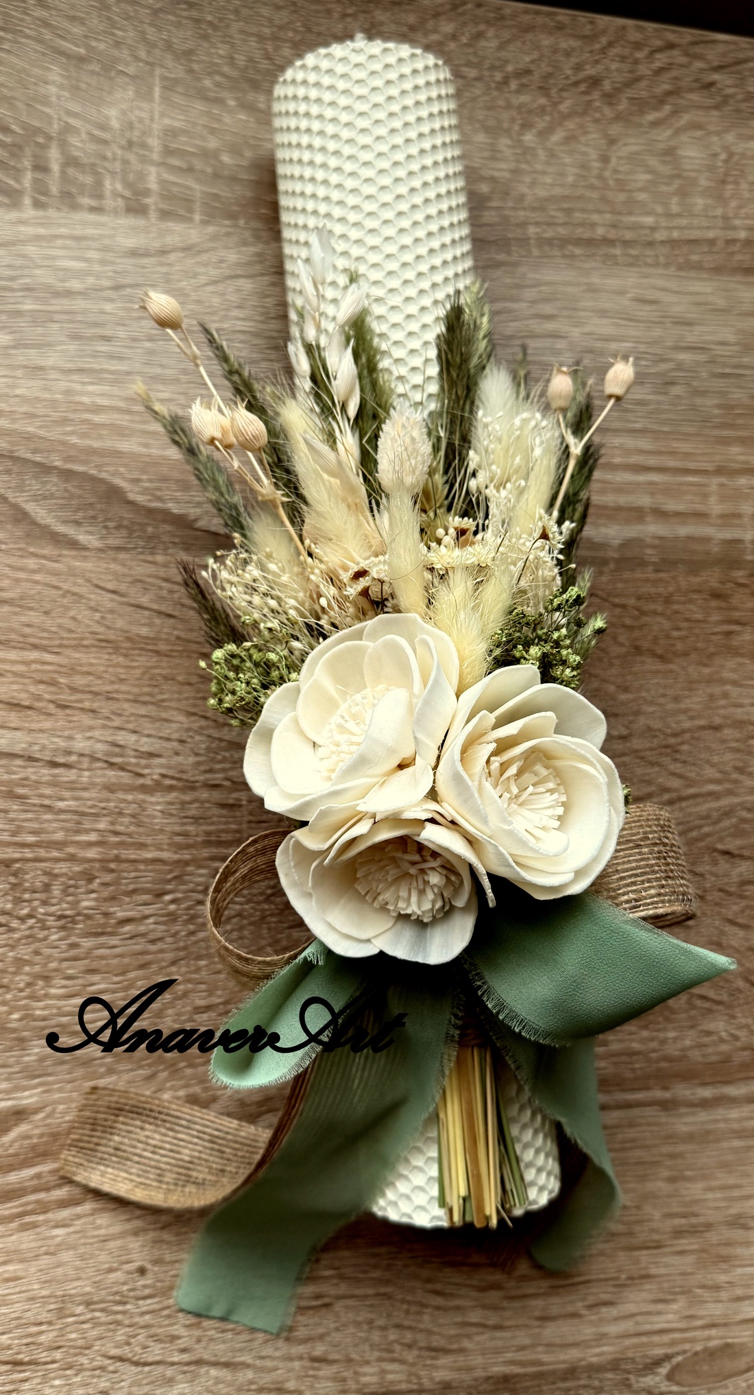 Lumanare de nunta/botez - accesorii nuntă - materiale decor pentru nuntă - lumânări de nuntă și suport lumânări - Artynos.ro