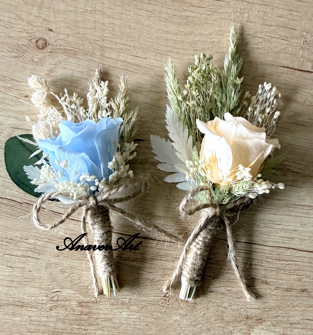 Cocarde nunta / Flori de pus in piept nunta - accesorii nuntă - materiale decor pentru nuntă - decorațiuni nuntă - Artynos.ro