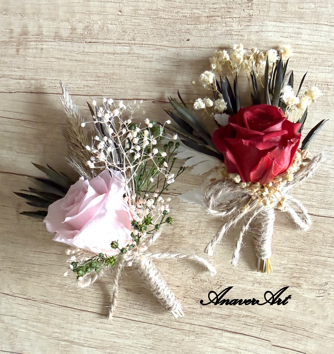 Cocarde nunta / Flori de pus in piept nunta - accesorii nuntă - materiale decor pentru nuntă - decorațiuni nuntă - Artynos.ro