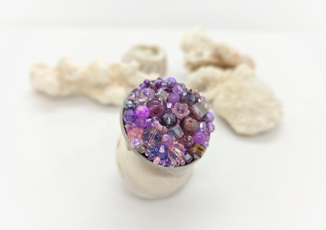 Inel statement Rose Dream  - bijuterii - inele - inele statement - Artynos.ro