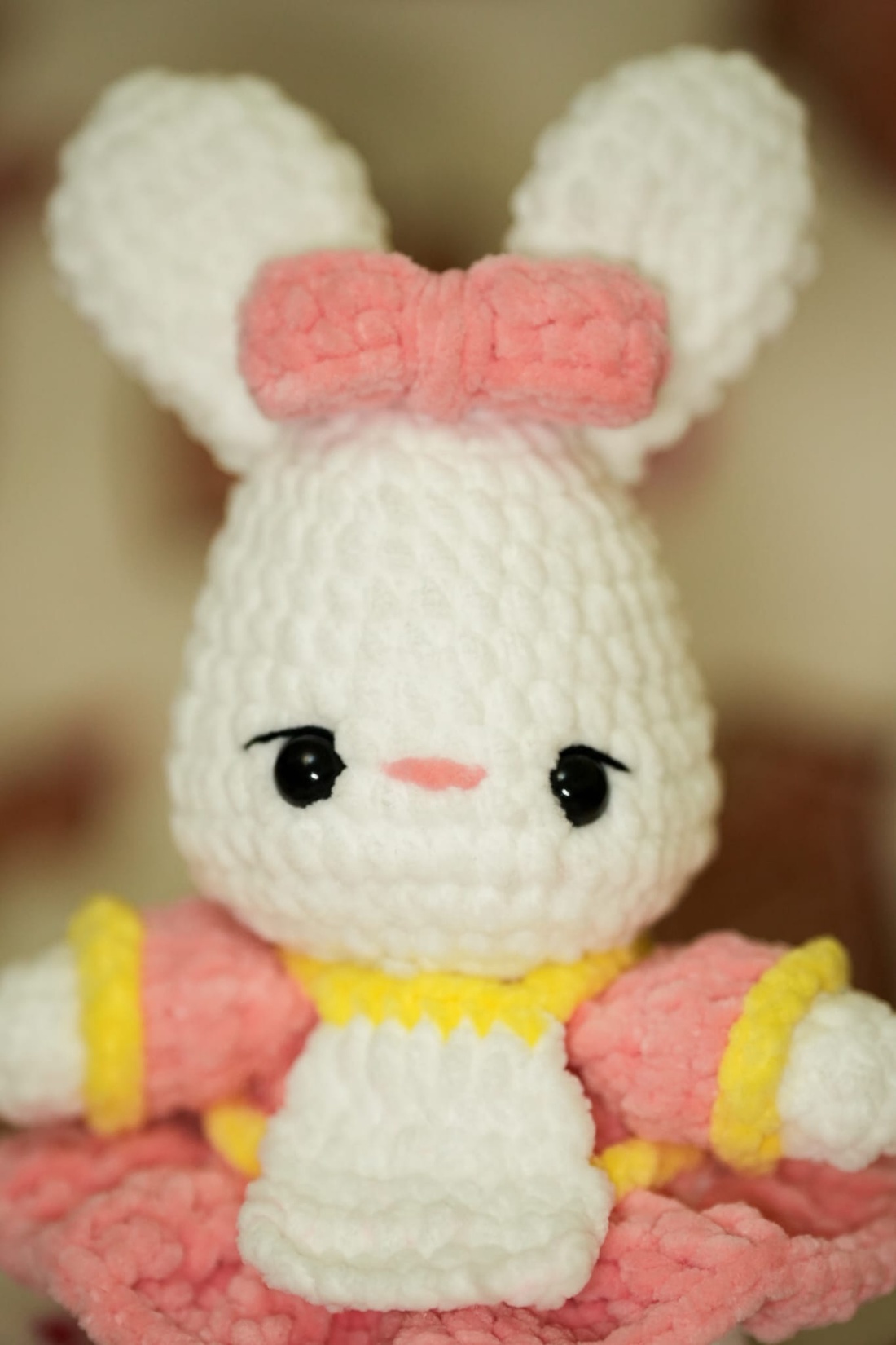 Iepuraș croșetat  - jucării și echipamente pentru copii - plușuri - iepure de pluș - Artynos.ro