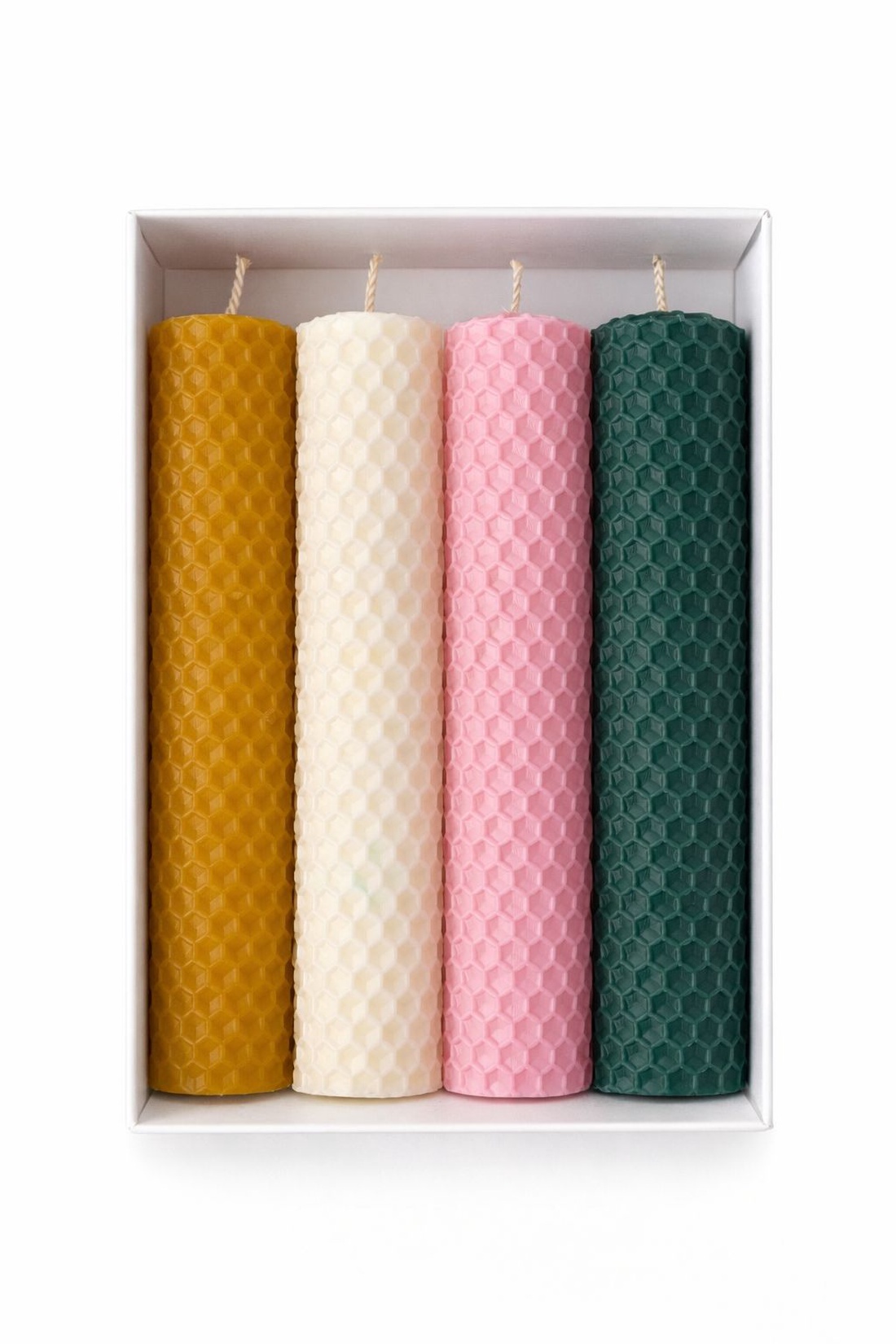 Set lumanari din foi de ceara naturala - Colectia Emotii - casă & stil de viață - lumânări, parfumuri, arome - lumânări artizanale - Artynos.ro