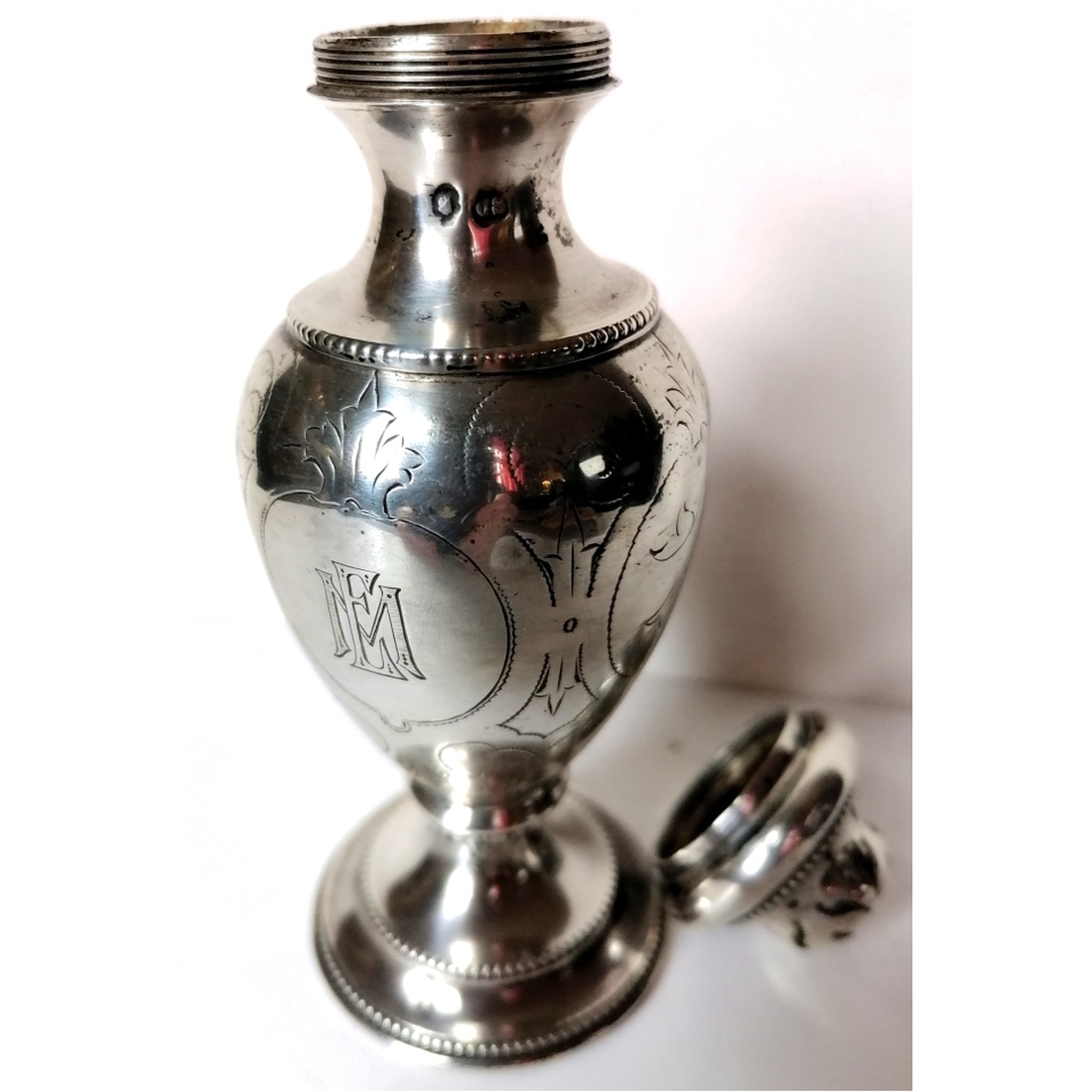 Suport antic de tămâie din argint 800 - casă & stil de viață - decorațiuni de casă - decor spiritual - tămâie și suport tămâie - Artynos.ro