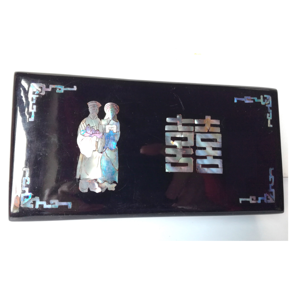 Cutie de comori vintage coreeană cu incrustații de scoici - bijuterii - suporturi și cutii de bijuterii - cutii de bijuterii - Artynos.ro