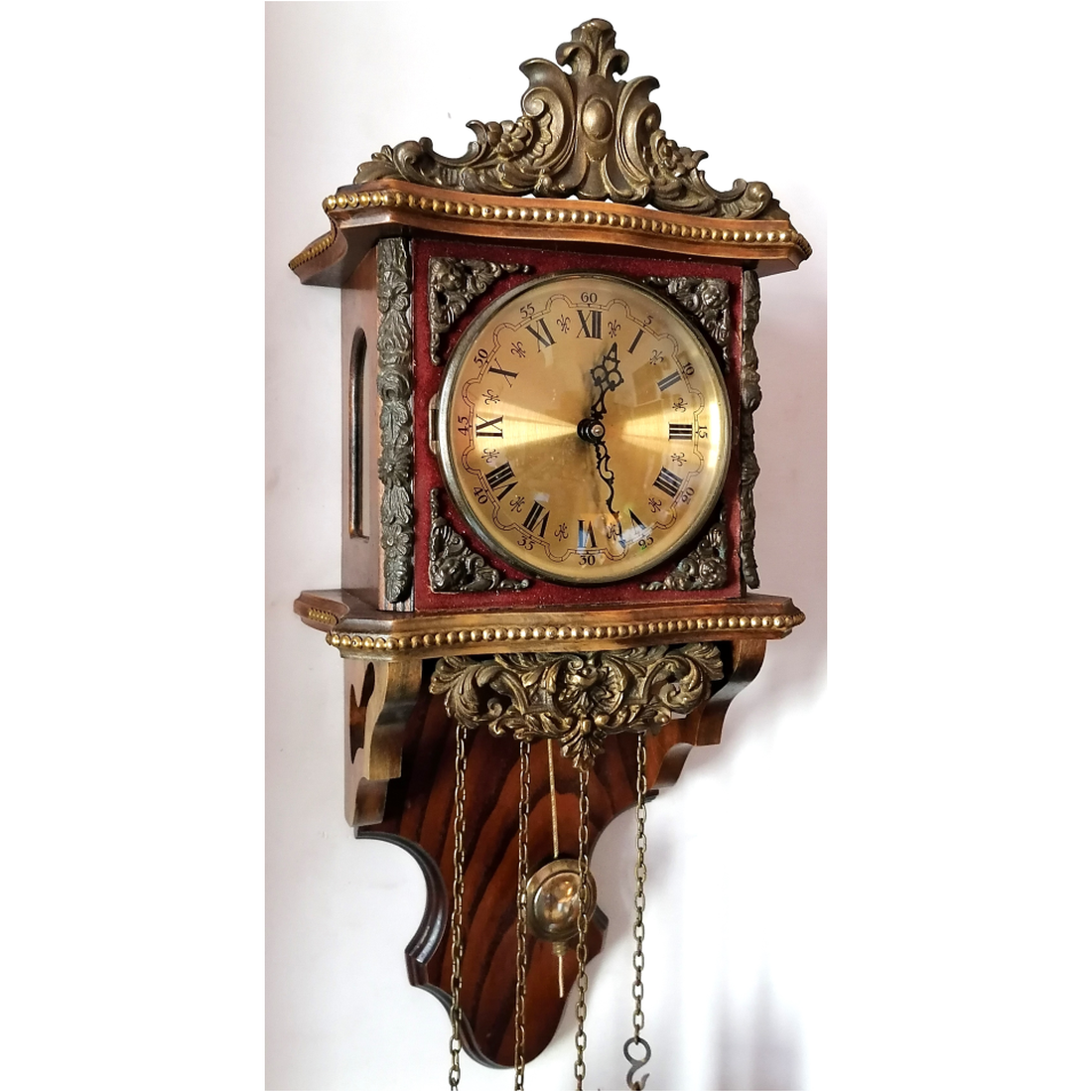 Ceas de perete german vechi și frumos, cu mecanism de 8 zile - casă & stil de viață - decorațiuni de casă - decorațiuni de pereți - ceasuri de perete - Artynos.ro