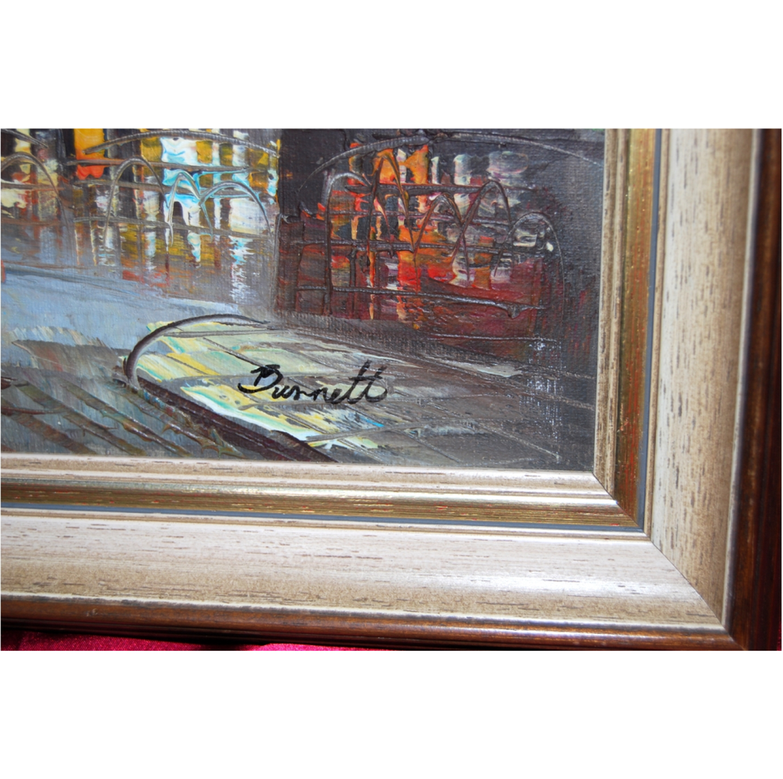 Strada Paris, de pictorița Caroline C. Burnett - arte vizuale și accesorii  - picturi - pictură în ulei - Artynos.ro