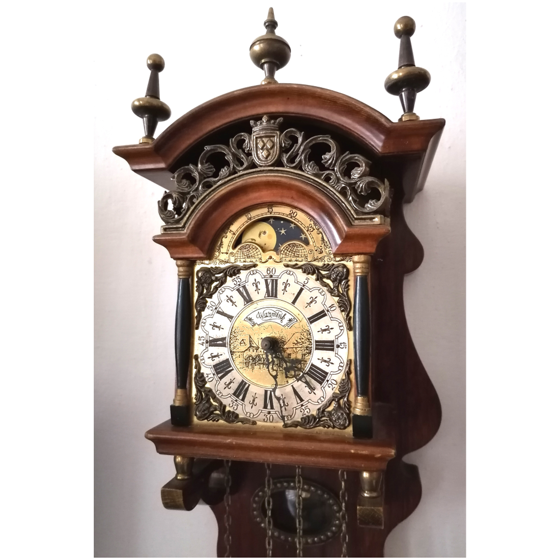 Ceas de perete olandez frumos Sallander cu serviciu de 8 zile, Warmink WUBA - casă & stil de viață - decorațiuni de casă - decorațiuni de pereți - ceasuri de perete - Artynos.ro