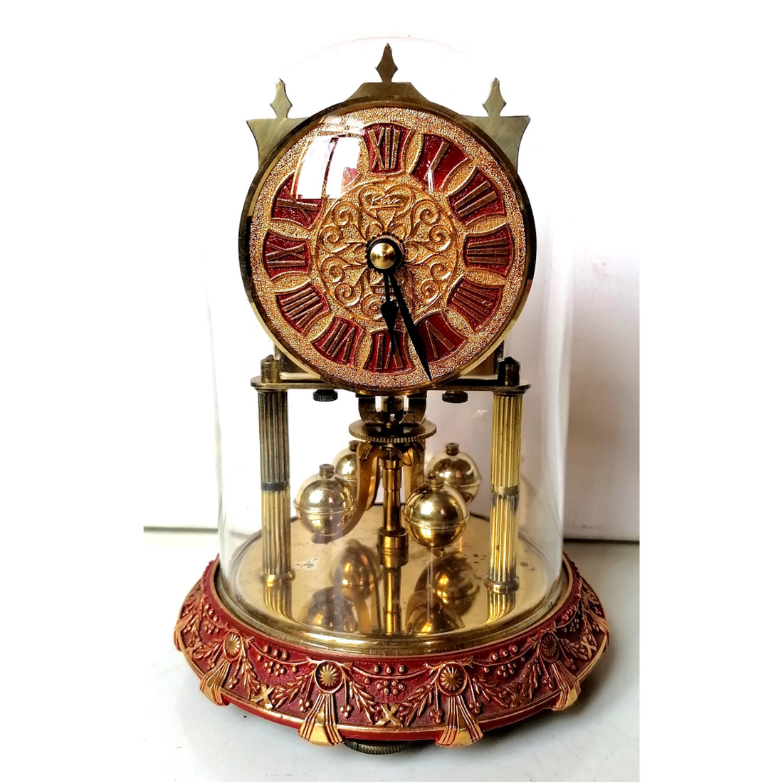 Ceas cu pendul rotativ Kern, rar și frumos, antic - casă & stil de viață - decorațiuni de casă - decorațiuni de pereți - ceasuri de perete - Artynos.ro