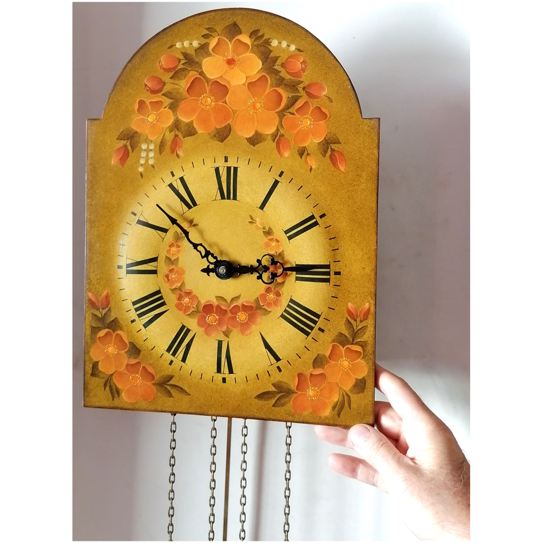 Ceas mare țărănesc Black Forest pictat manual, cu rezervă de putere de 8 zile - casă & stil de viață - decorațiuni de casă - decorațiuni de pereți - ceasuri de perete - Artynos.ro