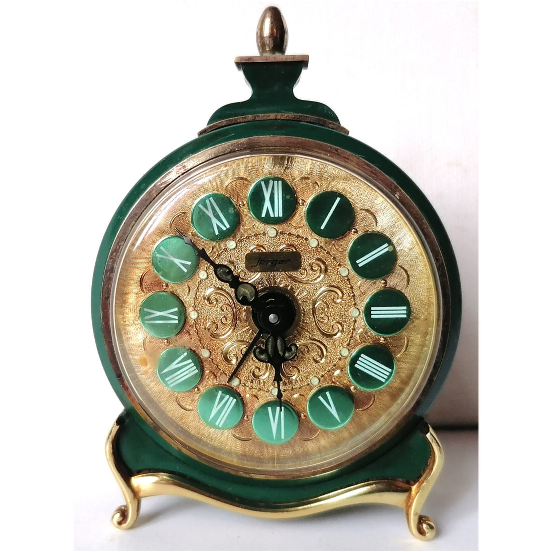 Ceas deșteptător antic rar, marca Jerger - casă & stil de viață - decorațiuni de casă - decorațiuni de pereți - ceasuri de perete - Artynos.ro