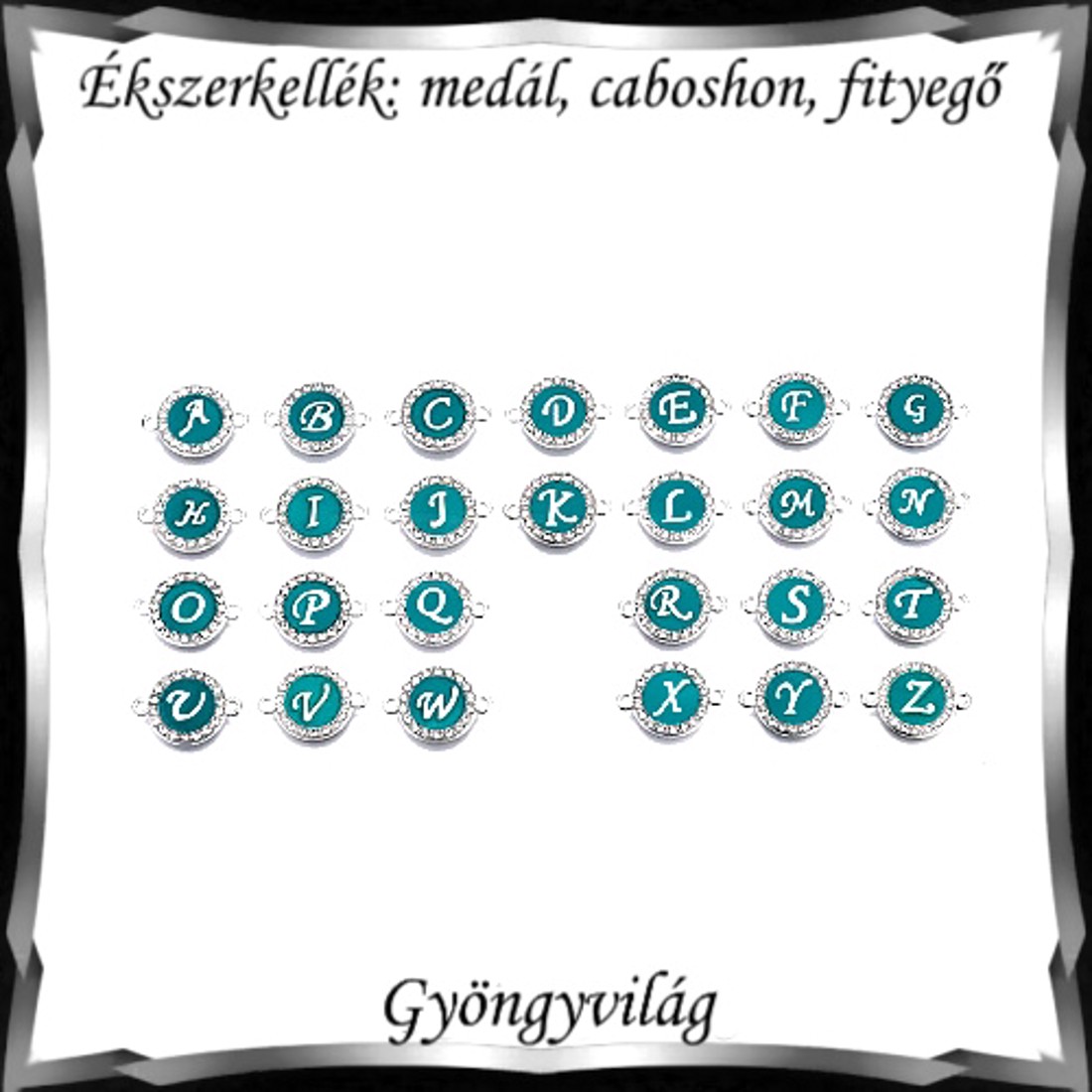 Accesorii bijuterii: pandantiv, cabochon, pandantiv BMCF-2-45 1 buc/pachet monogramă -  - Artynos.ro