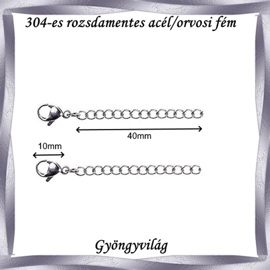 Oțel prețios închidere lanț bijuterii NALK 01-4 2pcs/pack - - Artynos.ro Oțel prețios închidere lanț bijuterii NALK 01-4 2pcs/pack - - Artynos.ro