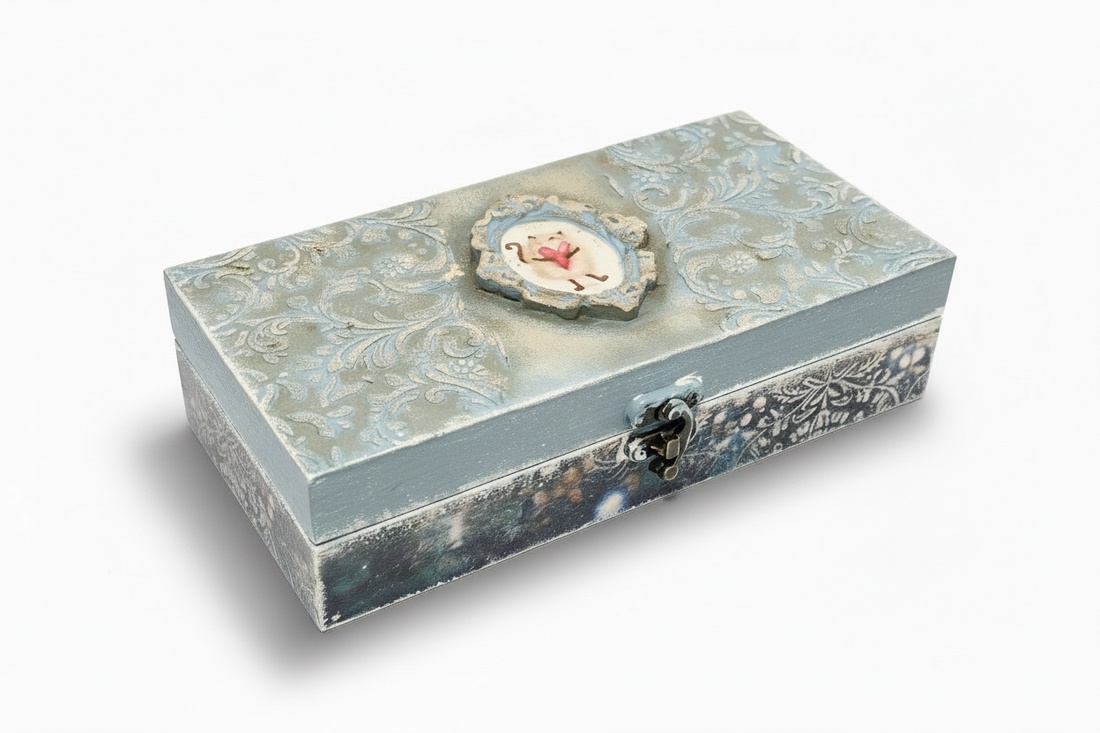 Cutie decorativă Blue Danube  - bijuterii - suporturi și cutii de bijuterii - cutii de bijuterii - Artynos.ro