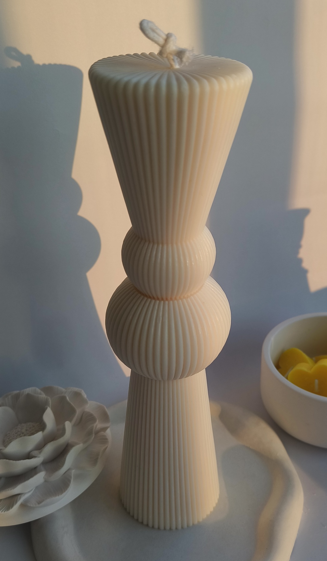 Lumânare decorativă din ceară de soia - casă & stil de viață - lumânări, parfumuri, arome - lumânări artizanale - Artynos.ro