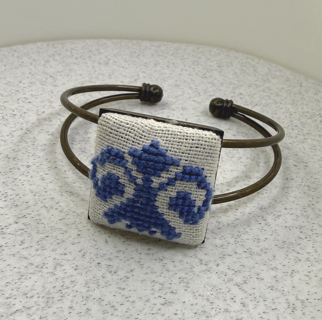 Bratara cusatura manuala - bijuterii - brățări - brățări din cupru - Artynos.ro