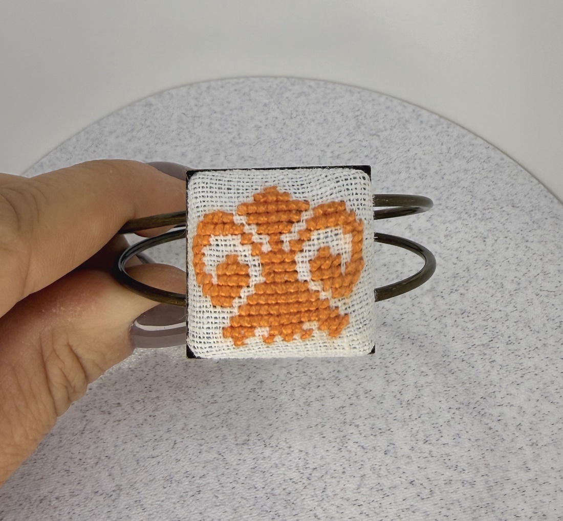 Bratara cusatura manuala - bijuterii - brățări - brățări din cupru - Artynos.ro