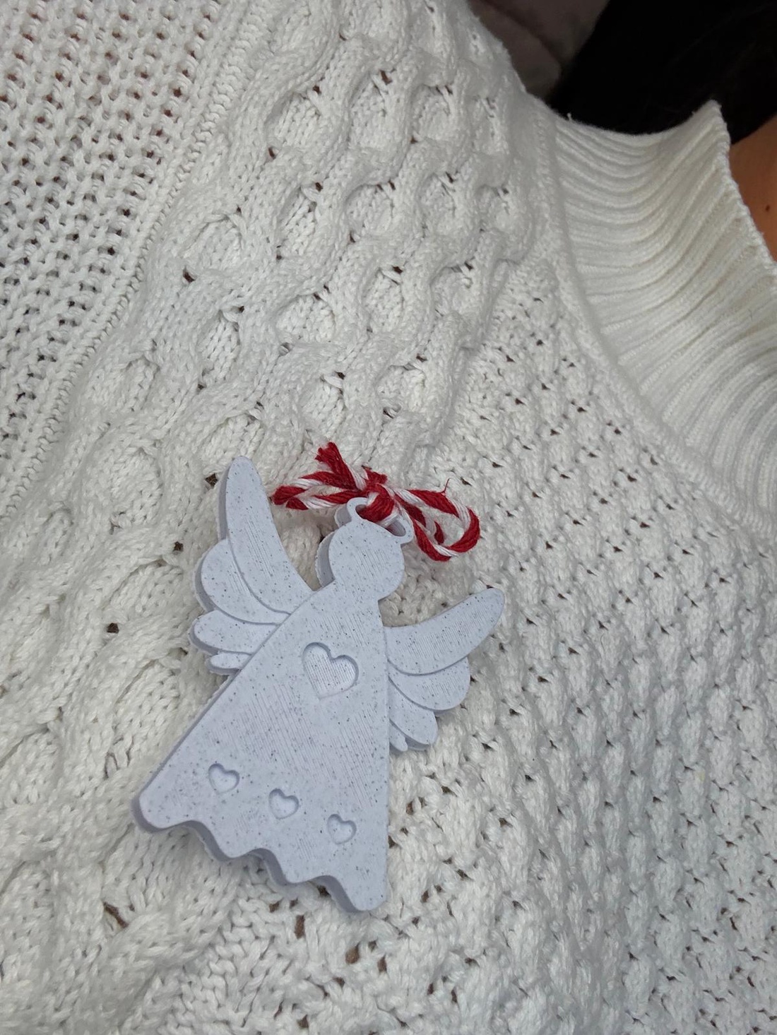 Broșă - Înger păzitor - bijuterii - mărțișor - Artynos.ro