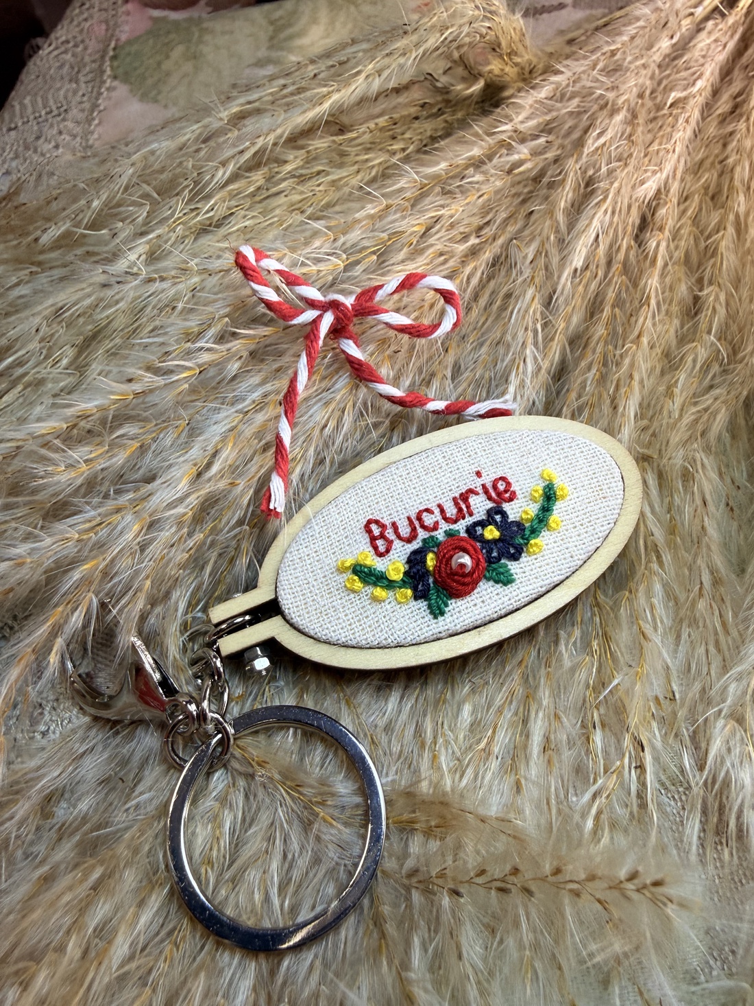 Breloc mini gherghef - genți și portofele - accesorii genți - breloc - Artynos.ro