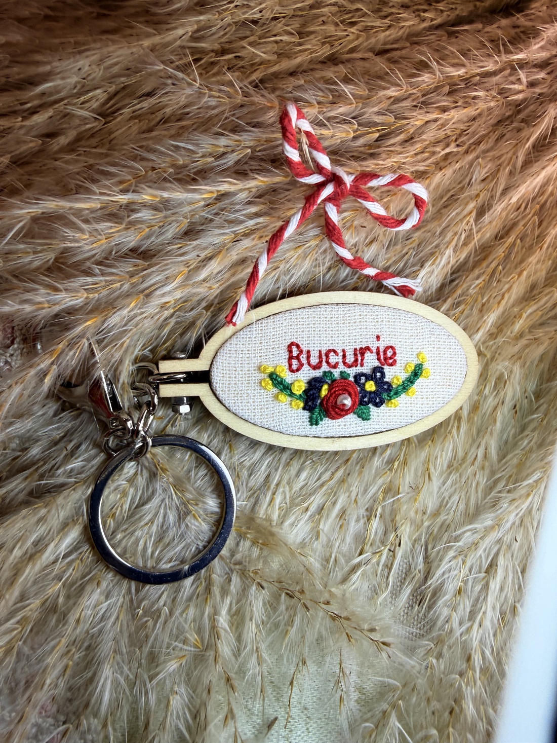 Breloc mini gherghef - genți și portofele - accesorii genți - breloc - Artynos.ro