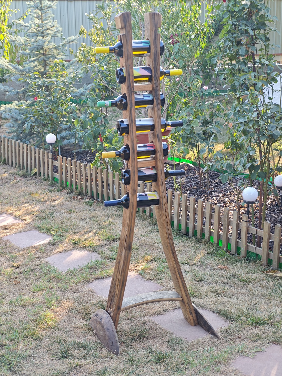 Suport pentru șapte sticle cu vin - casă & stil de viață - mobilier artizanal - alt mobilier - Artynos.ro Suport pentru șapte sticle cu vin - casă & stil de viață - mobilier artizanal - alt mobilier - Artynos.ro
