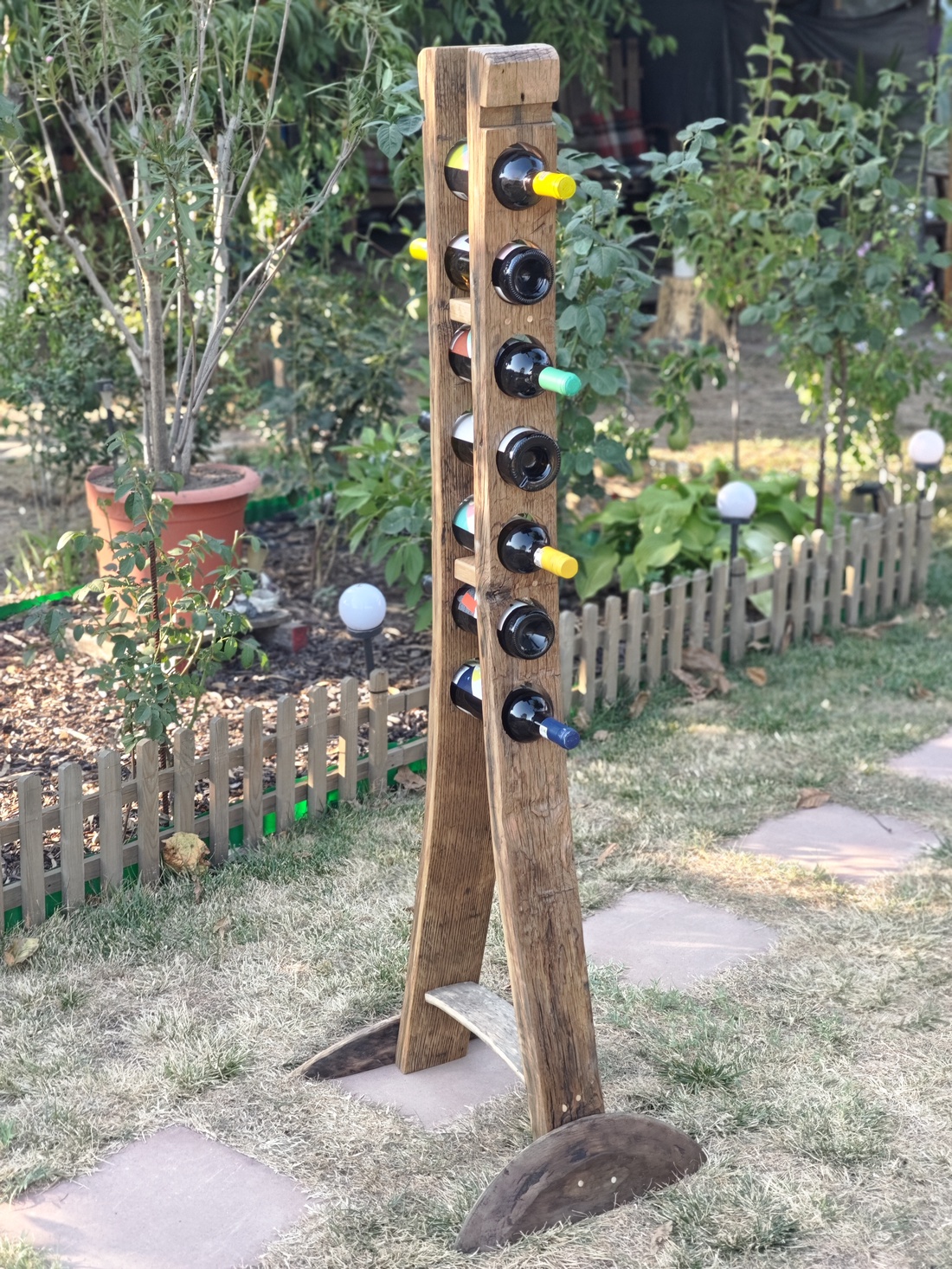 Suport pentru șapte sticle cu vin - casă & stil de viață - mobilier artizanal - alt mobilier - Artynos.ro Suport pentru șapte sticle cu vin - casă & stil de viață - mobilier artizanal - alt mobilier - Artynos.ro