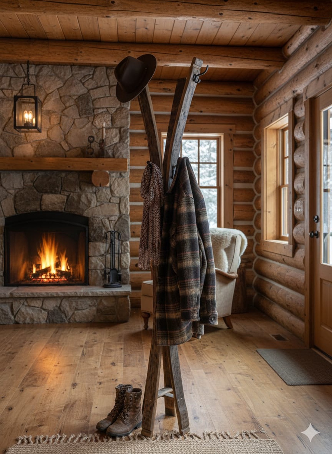 Cuier pom - casă & stil de viață - mobilier artizanal - cuier - Artynos.ro