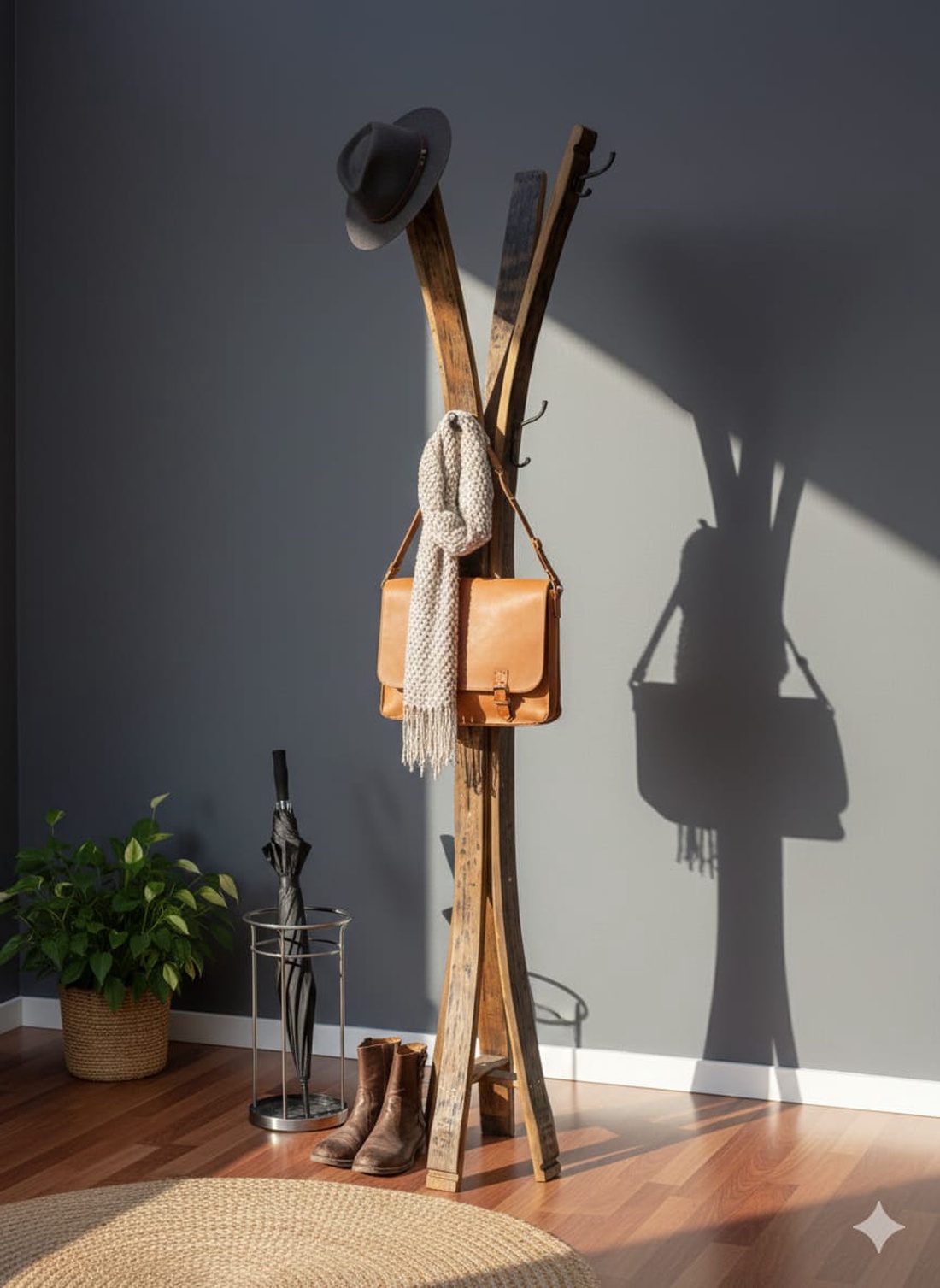 Cuier pom - casă & stil de viață - mobilier artizanal - cuier - Artynos.ro