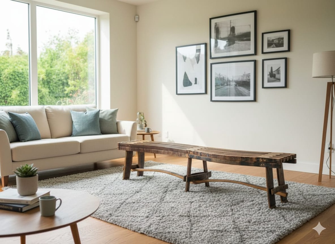 Bancă dublă de terasă/grădină - casă & stil de viață - mobilier artizanal - bănci, bancă cu depozitare - Artynos.ro