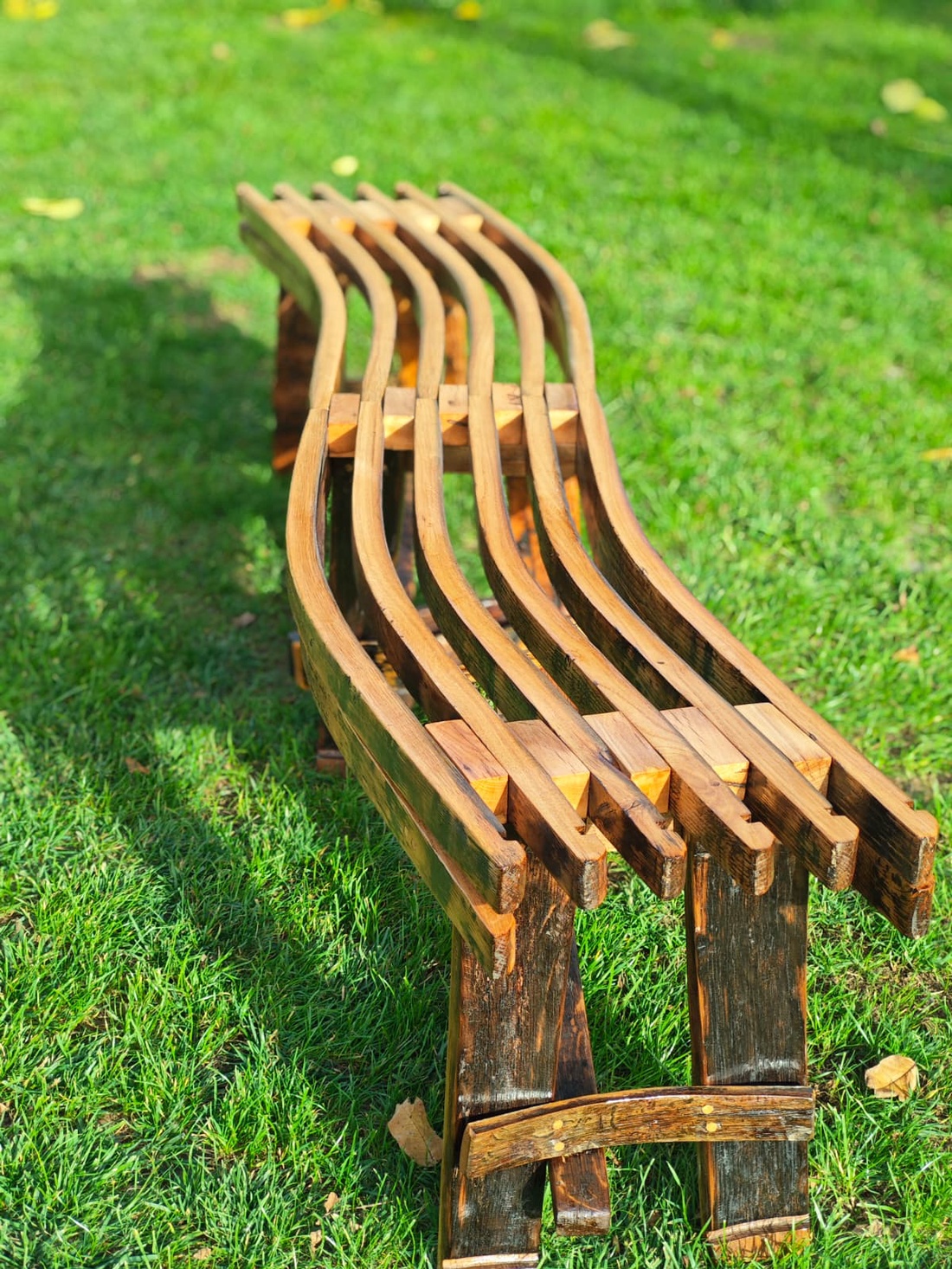 Bancă dublă de terasă/grădină - casă & stil de viață - mobilier artizanal - bănci, bancă cu depozitare - Artynos.ro