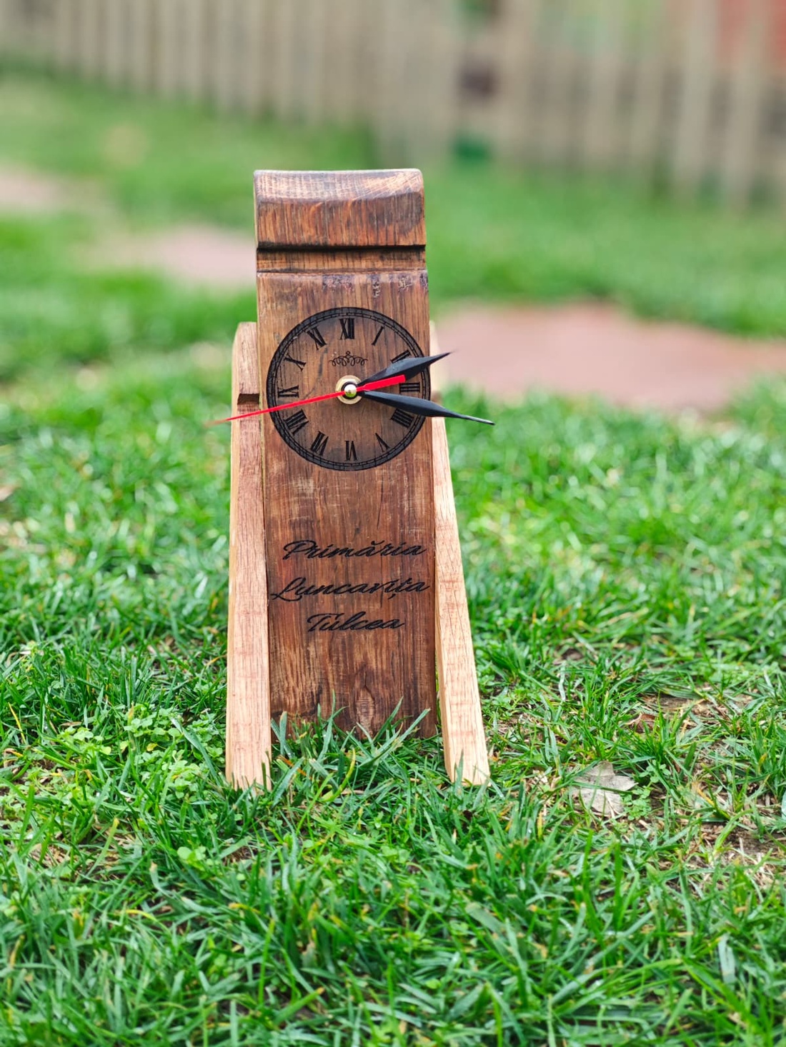 Ceas debirou din doagă de butoi - casă & stil de viață - decorațiuni de casă - decorațiuni de masă și rafturi - decorațiuni de masă - Artynos.ro