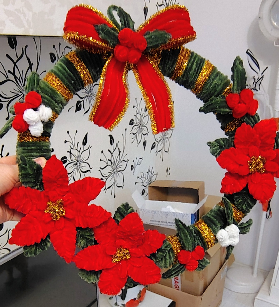 Coroniță de Craciun - casă & stil de viață - decorațiuni de casă - accesorii florale - coronițe decor - Artynos.ro