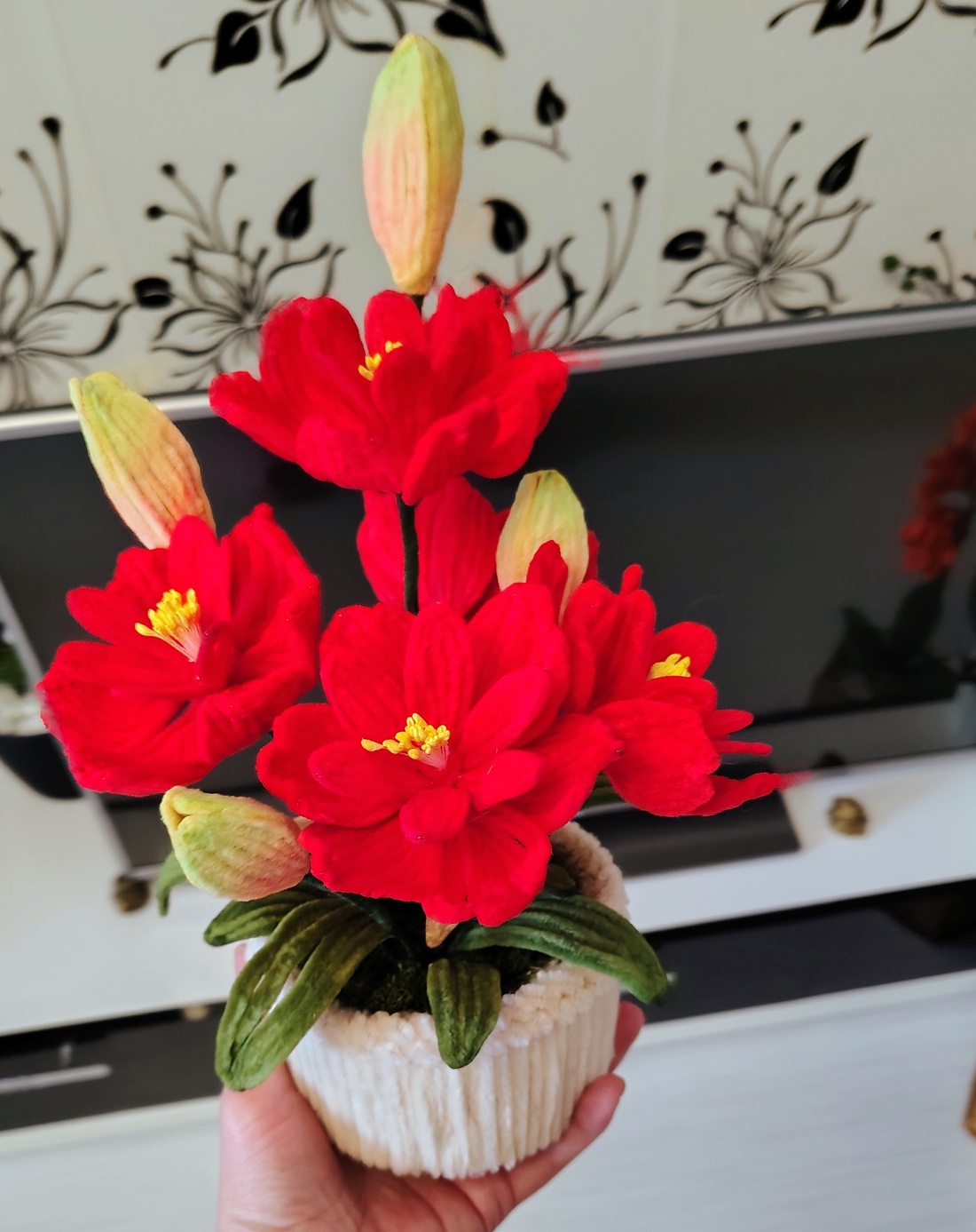 Ghiveci decorativ handmade  - casă & stil de viață - decorațiuni de casă - accesorii florale - buchete de flori - Artynos.ro
