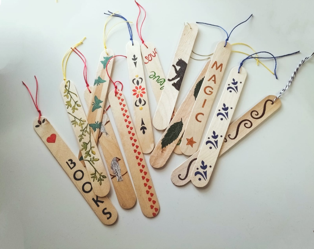 Semn de carte din lemn - cărți și creații cu tematică muzicală, cadouri - semn de carte - Artynos.ro