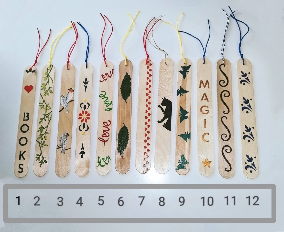 Semn de carte din lemn - cărți și creații cu tematică muzicală, cadouri - semn de carte - Artynos.ro