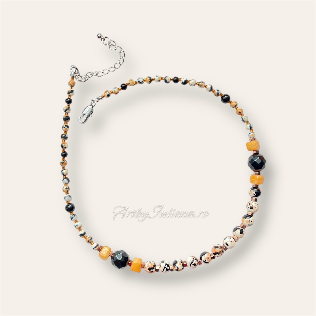 Set (colier, cercei) pietre semiprețioase Duminică dimineața - bijuterii - seturi de bijuterii - Artynos.ro Set (colier, cercei) pietre semiprețioase Duminică dimineața - bijuterii - seturi de bijuterii - Artynos.ro